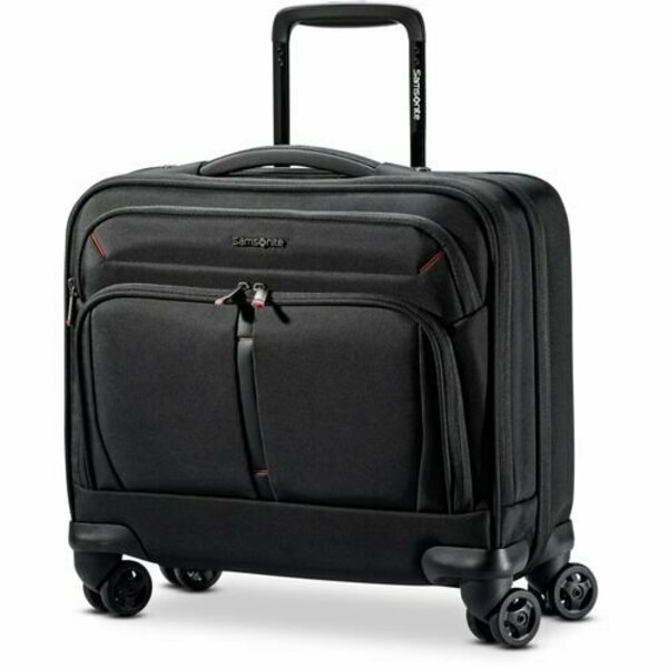 Samsonite Carry-On Luggage, 4 Spinners, Polyester, f/15.6inLaptop, BK SML1473331041